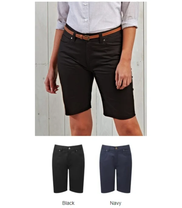 Premier PR572 Women's Performance Chino Shorts